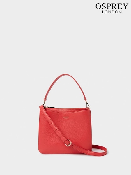 Osprey London Red The Winchester Leather Grab Bag (W79103) | €185