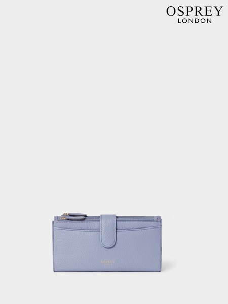 Osprey London Purple The Savanna Leather Matinee Purse (W79106) | 410 LEI