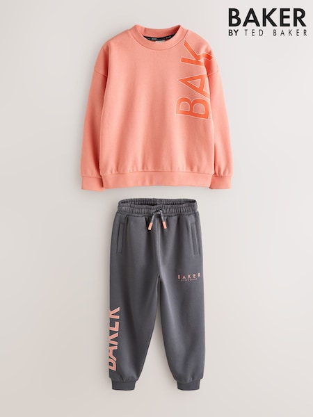 Baker by Ted Baker Graphic Sweatshirt and Joggers Set (W79161) | AED209 - AED227