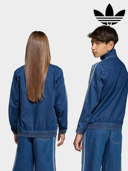 adidas Originals Blue Firebird Denim Jacket (W79202) | AED320