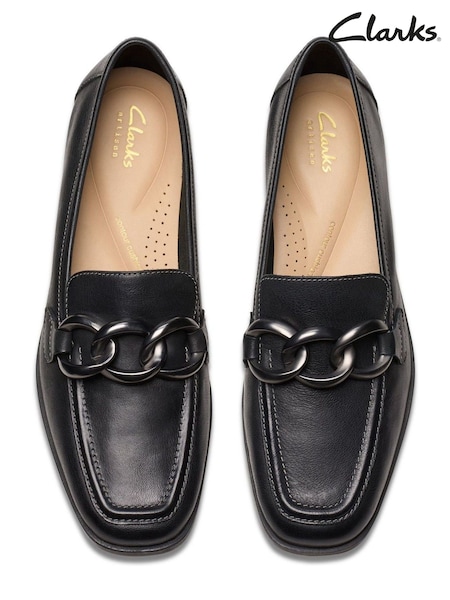 Clarks Black Sarafyna Iris Shoes (W79247) | €88