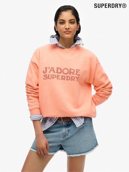 Superdry Sport Luxe Loose Crew Sweatshirt (W79327) | R$ 495