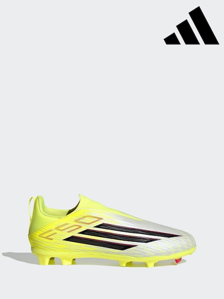 adidas Yellow F50 League Laceless Firm Ground / Multi Ground Kids Football Boots (W79372) | R$ 545