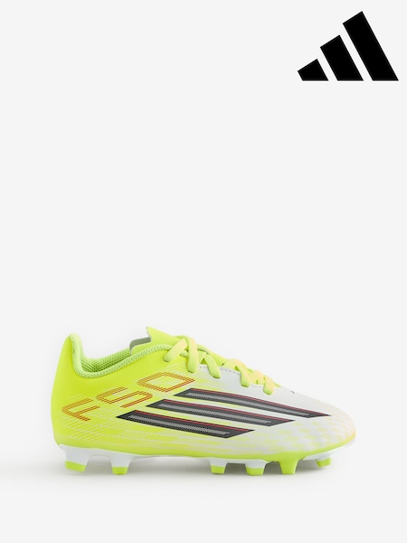 adidas Yellow F50 Club Firm Ground / Multi Ground Kids Football Boots (W79393) | R$ 345