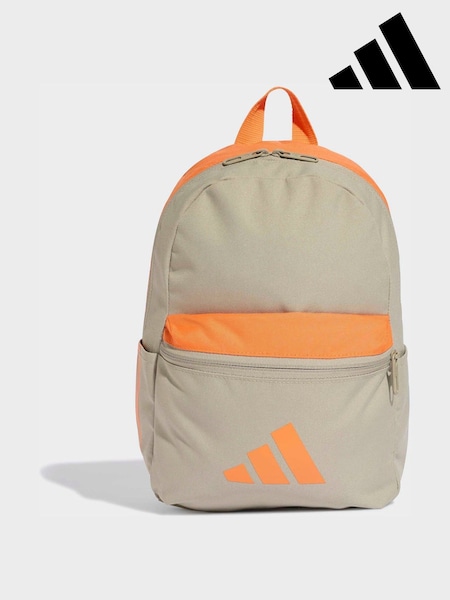 Hnědá - adidas 3 Bar Kids Backpack (W79468) | 595 Kč