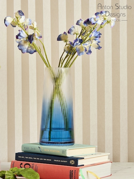 Anton Studio Designs Blue Small Empire Vase (W79469) | AED116