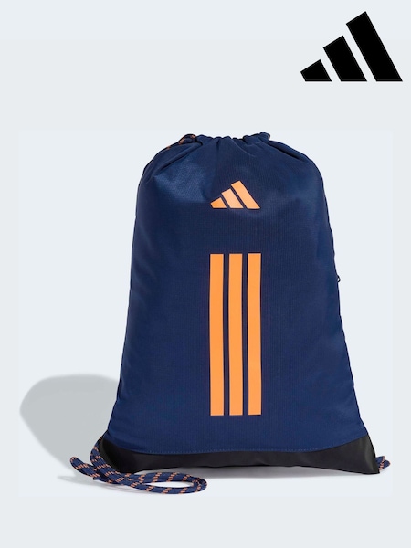 adidas Blue 3 Stripe Gymsack (W79470) | AED76