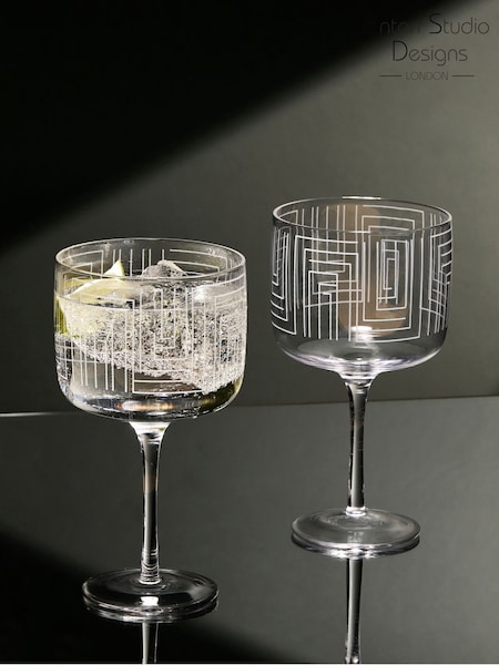 Anton Studio Designs Set of 2 Maze Gin Glasses (W79479) | € 39
