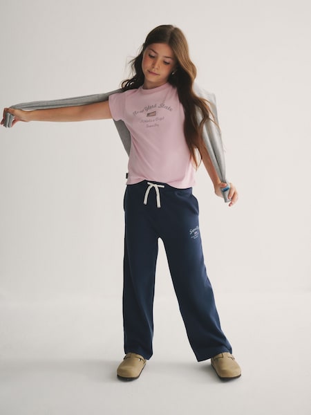Superdry Pink/Navy Top & Joggers Set (W79849) | €52 - €58