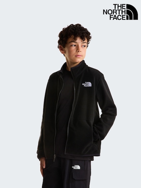 Black - The North Face Glacier Full Zip Fleece