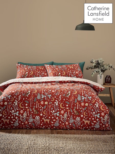 Catherine Lansfield Enchanted Twilight Animal Duvet Cover Set (W80545) | ‏84 ر.ق. - ‏139 ر.ق.