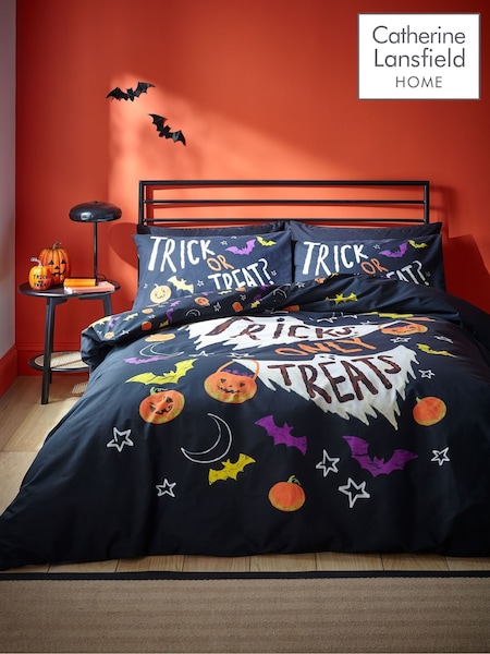 Catherine Lansfield Halloween Trick or Treat Duvet Cover Set (W80551) | 1 081 грн - 1 502 грн