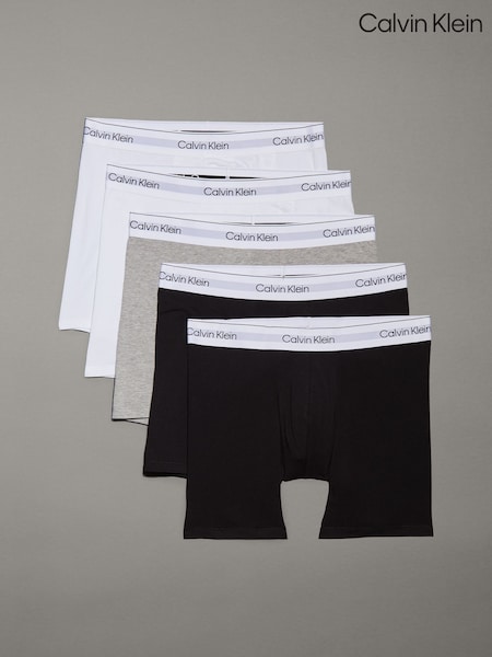 Calvin Klein Black Boxers Briefs Icon Cotton Stretch 5 Pack (W80557) | €93
