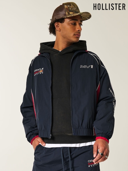 Hollister Blue Redbull Pit Crew Jacket (W80794) | R$ 980