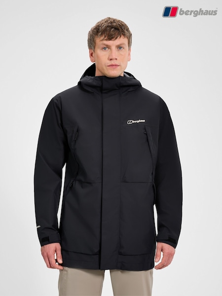 أسود - Regular Berghaus Wansbeck Parka Adult Male Jet
