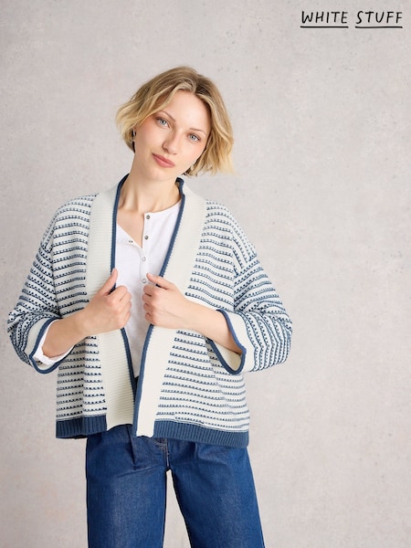 White Stuff Blue Kylie Cardigan (W81576) | €87