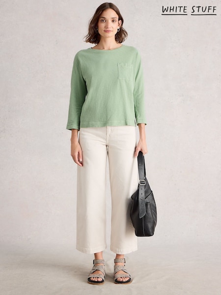 White Stuff Green Demi Dolman Top (W81614) | €44
