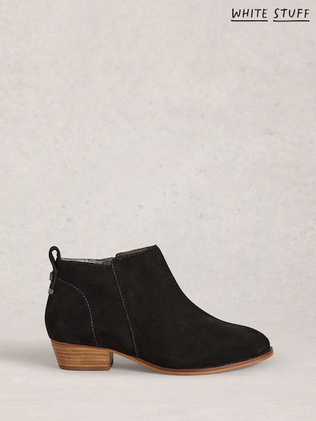 White Stuff Black Wide Fit Suede Ankle Boots (W81618) | 4,506 UAH