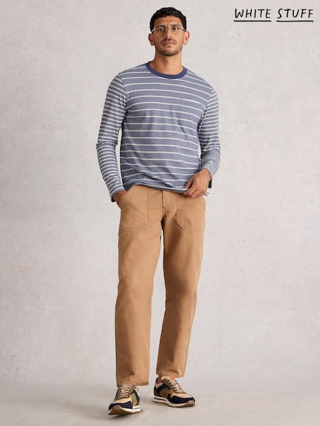 White Stuff Blue Accleton Long Sleeve T-Shirt (W81626) | €43