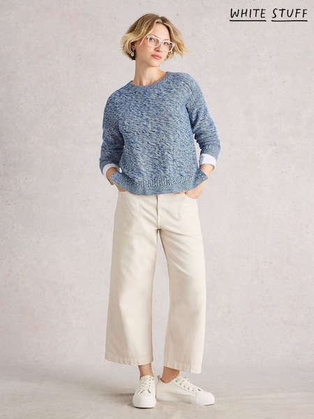 Azul - White Stuff Victoria Jumper (W81632) | R$ 545
