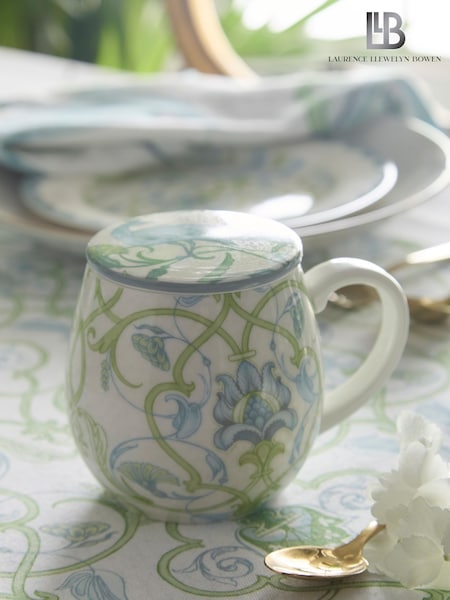 Laurence Llewelyn-Bowen Multi Palm Court Porcelain Mug With Lid (W81758) | €29