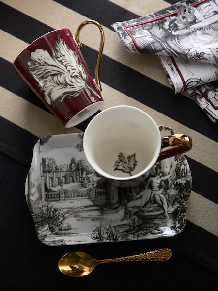 Laurence Llewelyn-Bowen Multi Festivo Porcelain Mug & Tray Set (W81760) | AZN 75