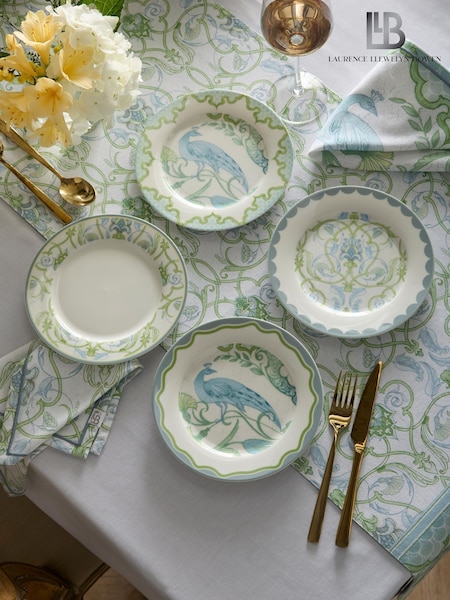 Laurence Llewelyn-Bowen Palm Court Porcelain Side Plate Set (W81767) | ‏262 د.إ.‏