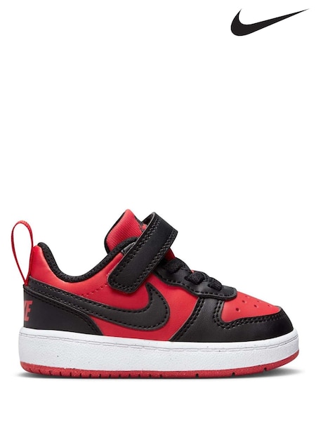 Nike Red/Black Infant Court Borough Low Recraft Trainers (W82003) | €55