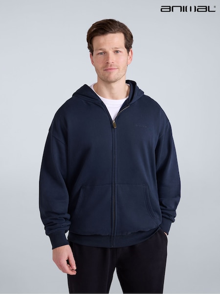 Animal Mens Icon Logo Zip Through Hoodie (W82655) | R$ 455