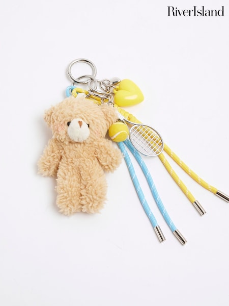 River Island Blue Teddy Charm Bag (W82777) | €28