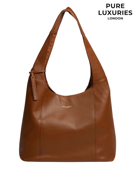 Pure Luxuries London Nina Leather Shoulder Bag (W82924) | R$ 485