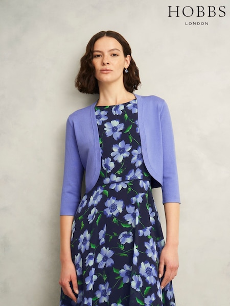 Hobbs Navy Blue Carrie Bolero (W82943) | €62