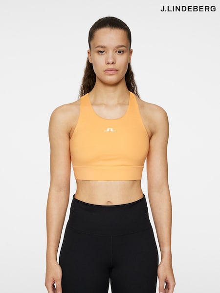 J.Lindeberg Orange Tennis Monica Top (W83081) | €83