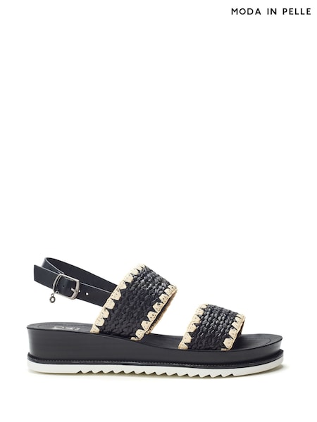 Moda in Pelle Natural Kyraa Raffia Double Strap Sandals (W83230) | € 108