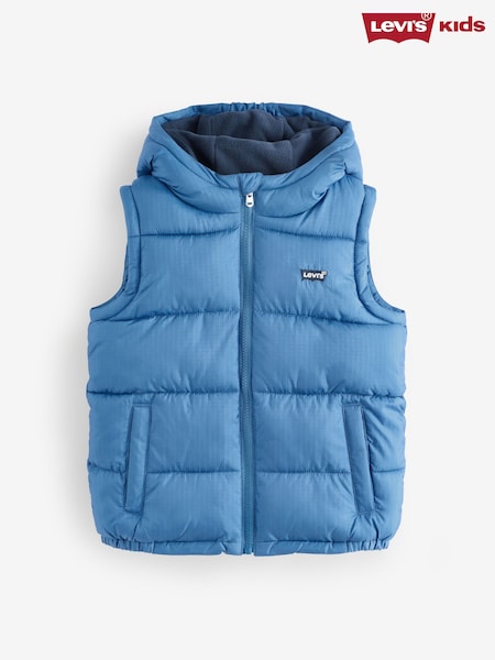 Levi's® Blue Batwing Logo Puffer Gilet (W83716) | €58 - €63