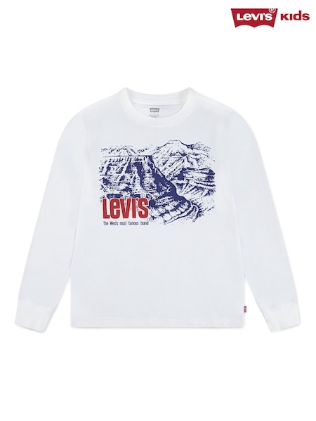 Levi's® Cream Canyon Graphic Print Long Sleeve T-Shirt (W83726) | € 31 - € 34