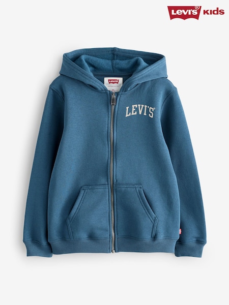 Levi's® Blue Legendary Logo Full Zip Hoodie (W83731) | AED204 - AED233