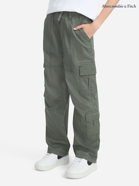 Abercrombie & Fitch Green Cargo Trousers (W83789) | €69
