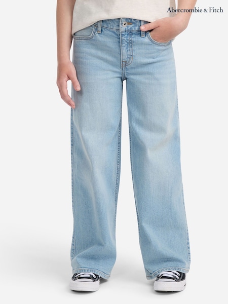 Abercrombie & Fitch High Rise Wide Leg Jeans (W83794) | AED320