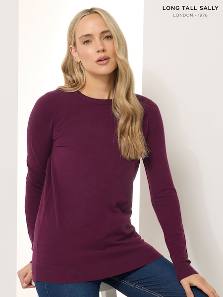 Long Tall Sally Red Crew Neck Jumper (W83841) | R$ 285
