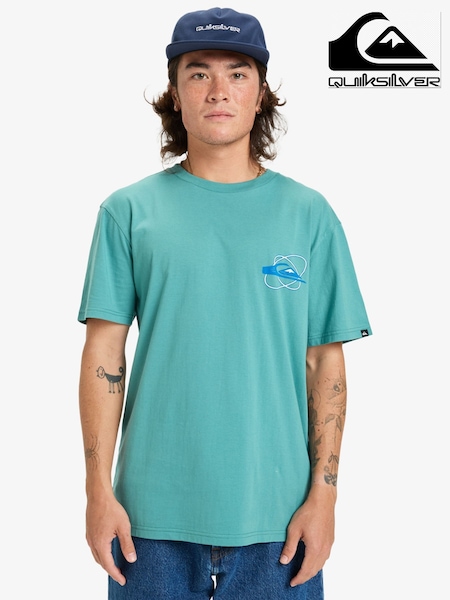 Quiksilver Blue EV Waves Festival Short Sleeve T-Shirt (W84071) | AED157