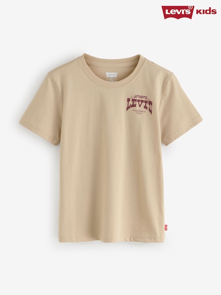 Levi's® Brown Galloping Free Western Graphic Print Short Sleeve T-Shirt (W84111) | €24 - €27