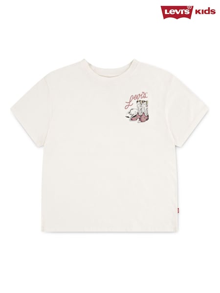 Levi's® Cream Western Oversized T-Shirt (W84112) | AED116 - AED146