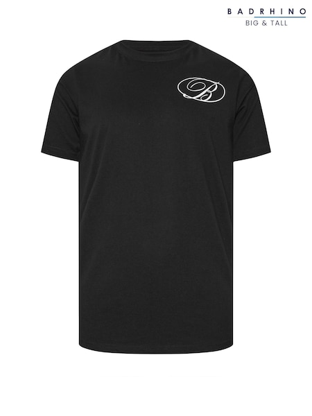 BadRhino Big & Tall B Front & Back Print T-Shirt (W84139) | ‏116 د.إ.‏