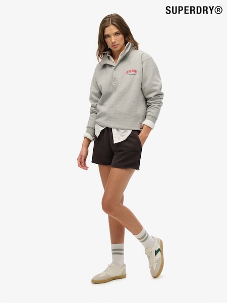 Superdry Black Essential Logo Garment Dye Shorts (W84154) | €37
