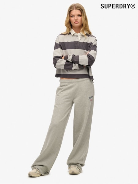 Superdry Grey Athletic Essentials Wide Leg Joggers (W84160) | R$ 395