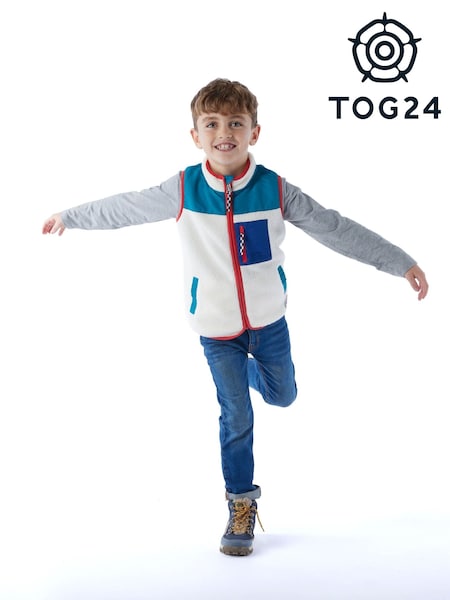 Tog 24 Blue Kids Damara Shaun The Sheep Sherpa Gilet (W84200) | €37