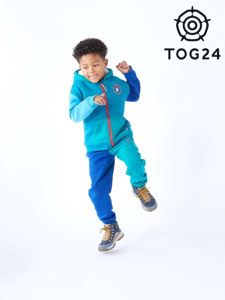 Tog 24 Blue Kids Southdown Shaun The Sheep Print Zip Sweater (W84224) | AED169