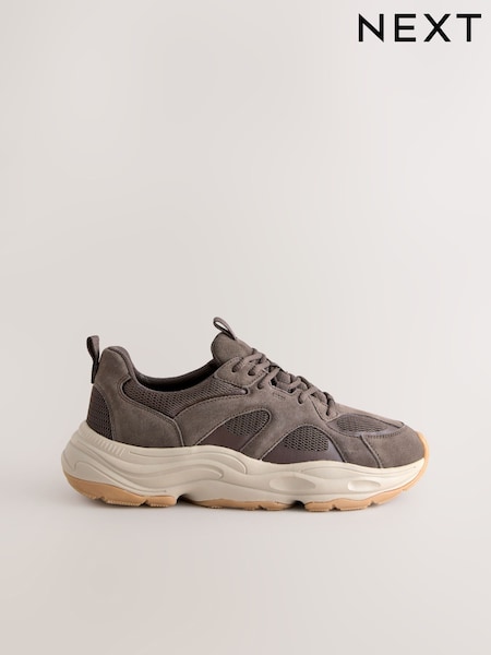 Brown Suede Trim Runners (W84630) | R$ 555