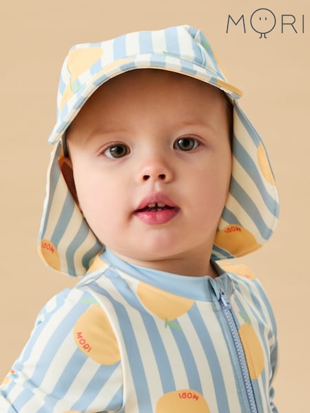 MORI Blue Stripe Recycled Sunsafe Swim Hat (W84635) | €22